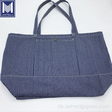 Wiederverwendbare Denim -Handbeutel -Tasche -Umhängetasche